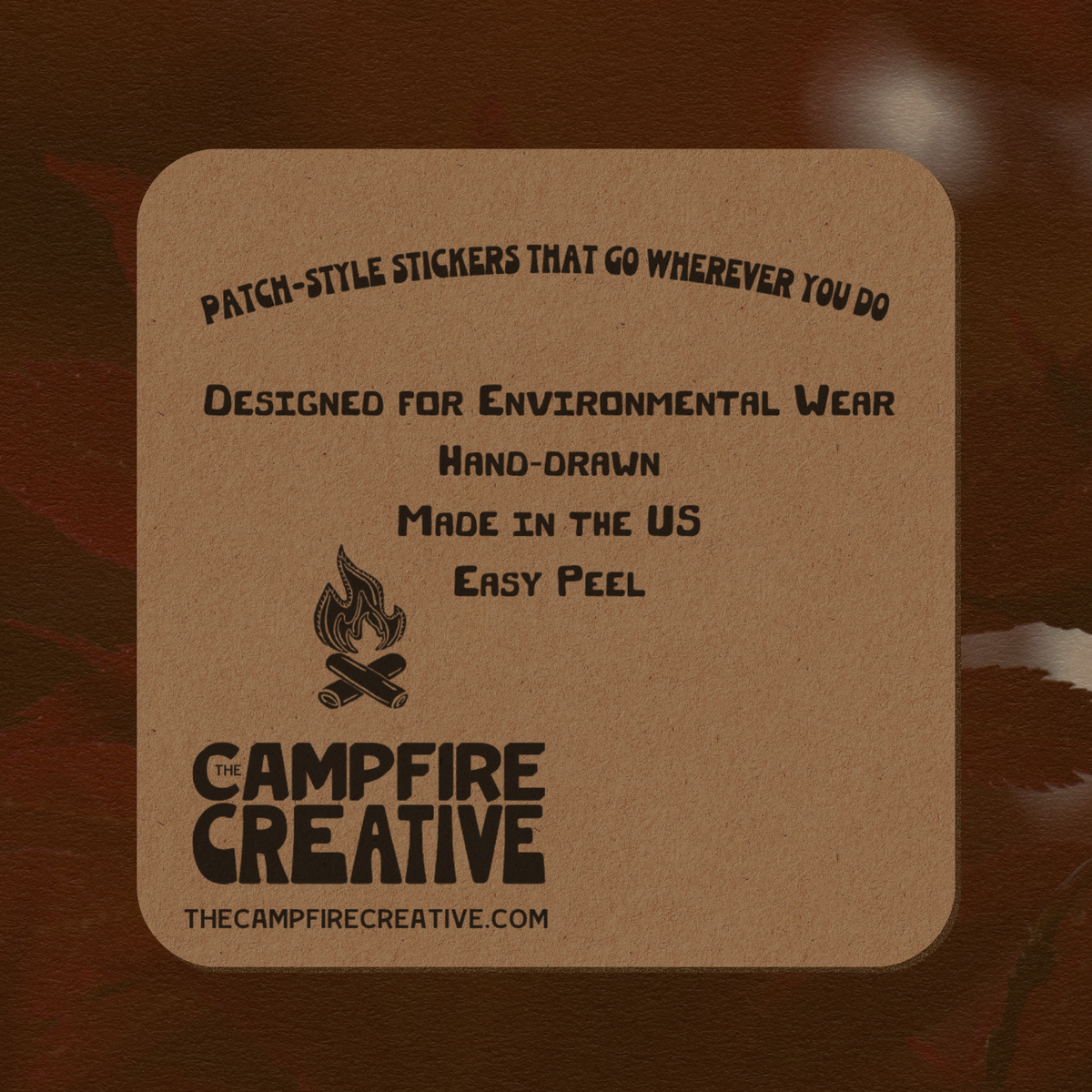 Red Maple Leaf Sticker