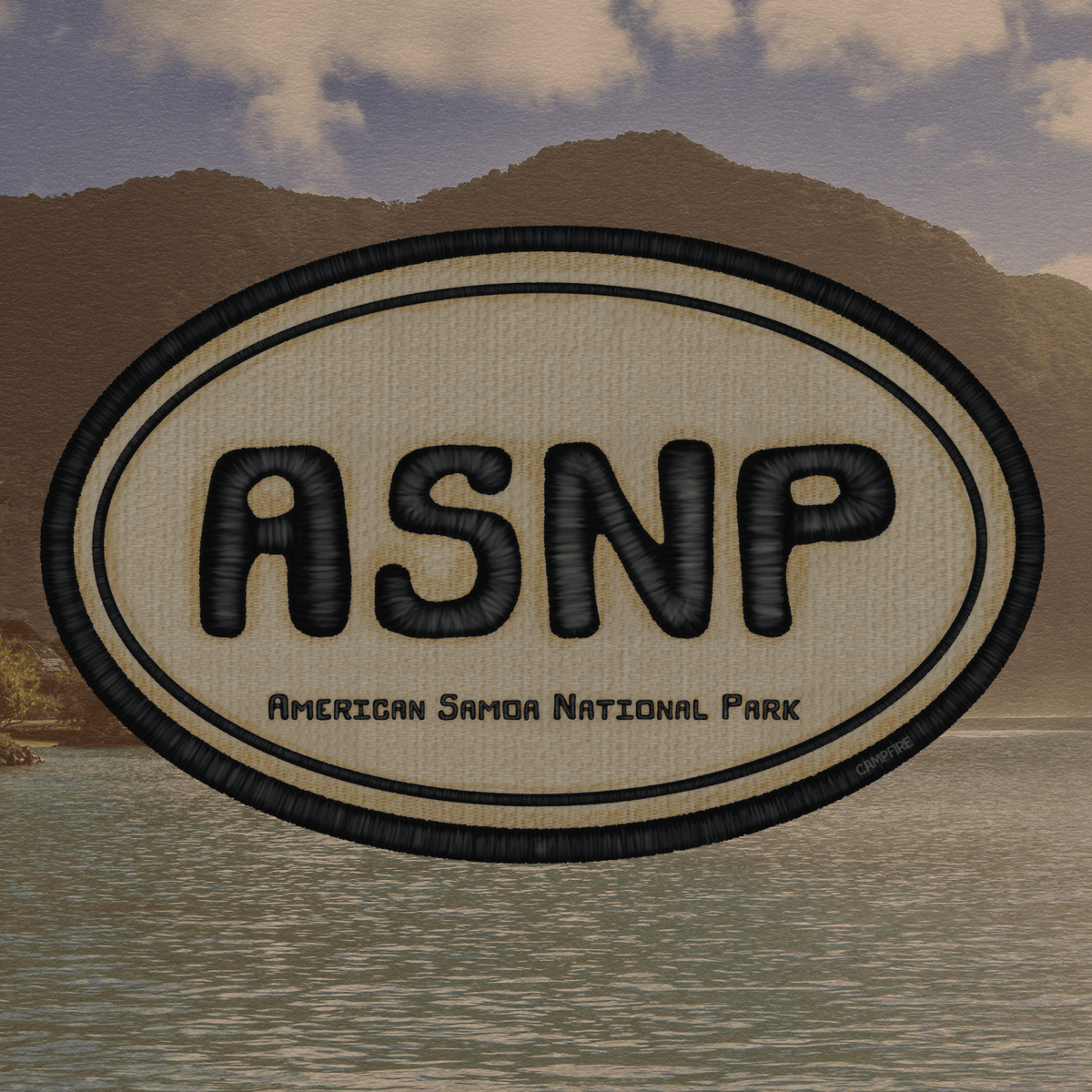 American Samoa NP Sticker
