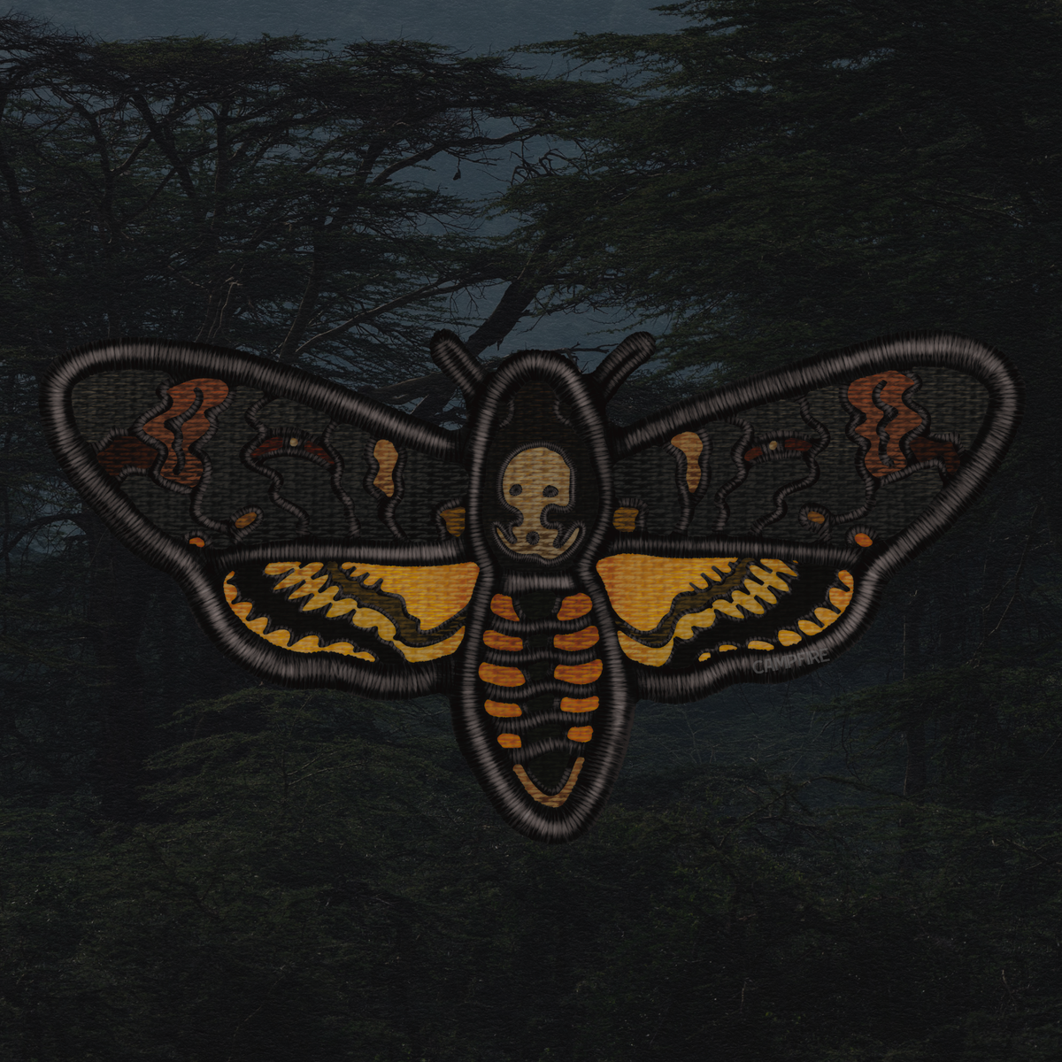 Death's-Head Hawk-Moth Sticker