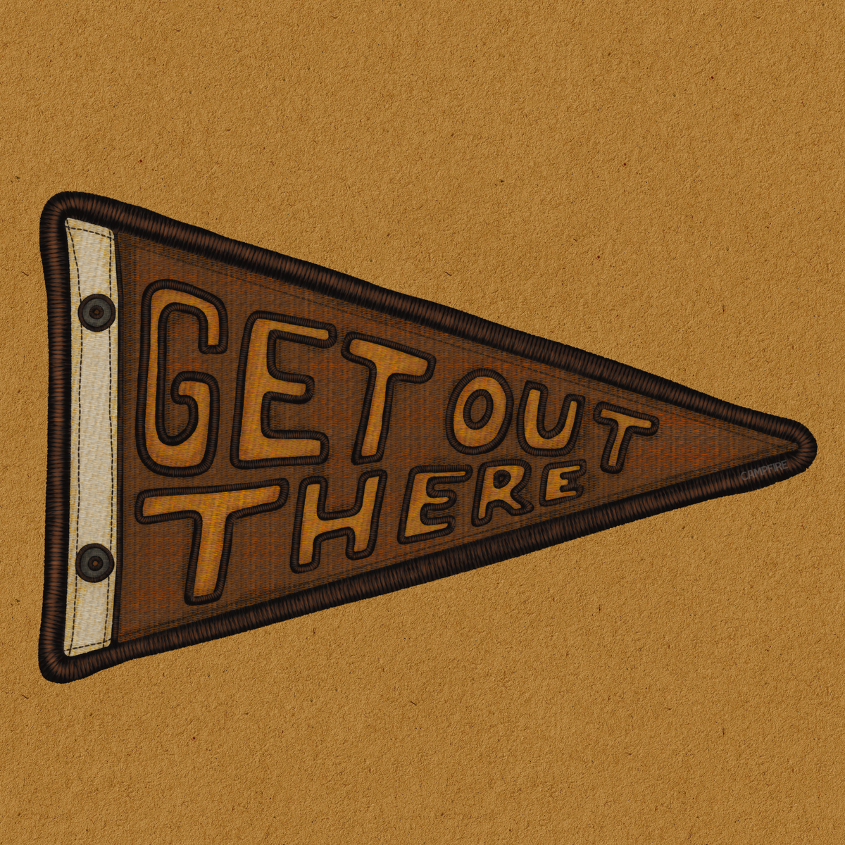 Get Out There Sticker