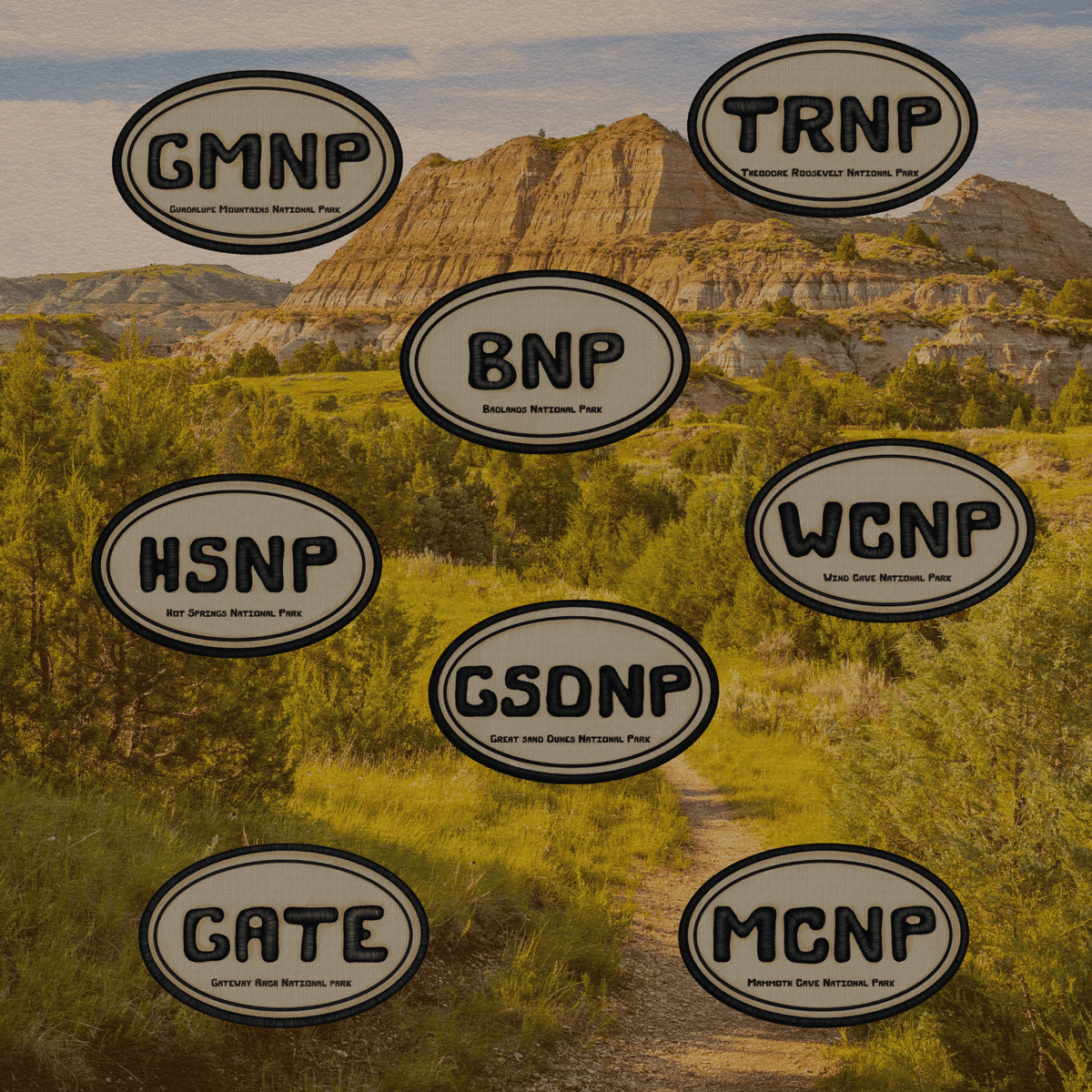 Great Plains + Badlands - Mini Sticker Collection