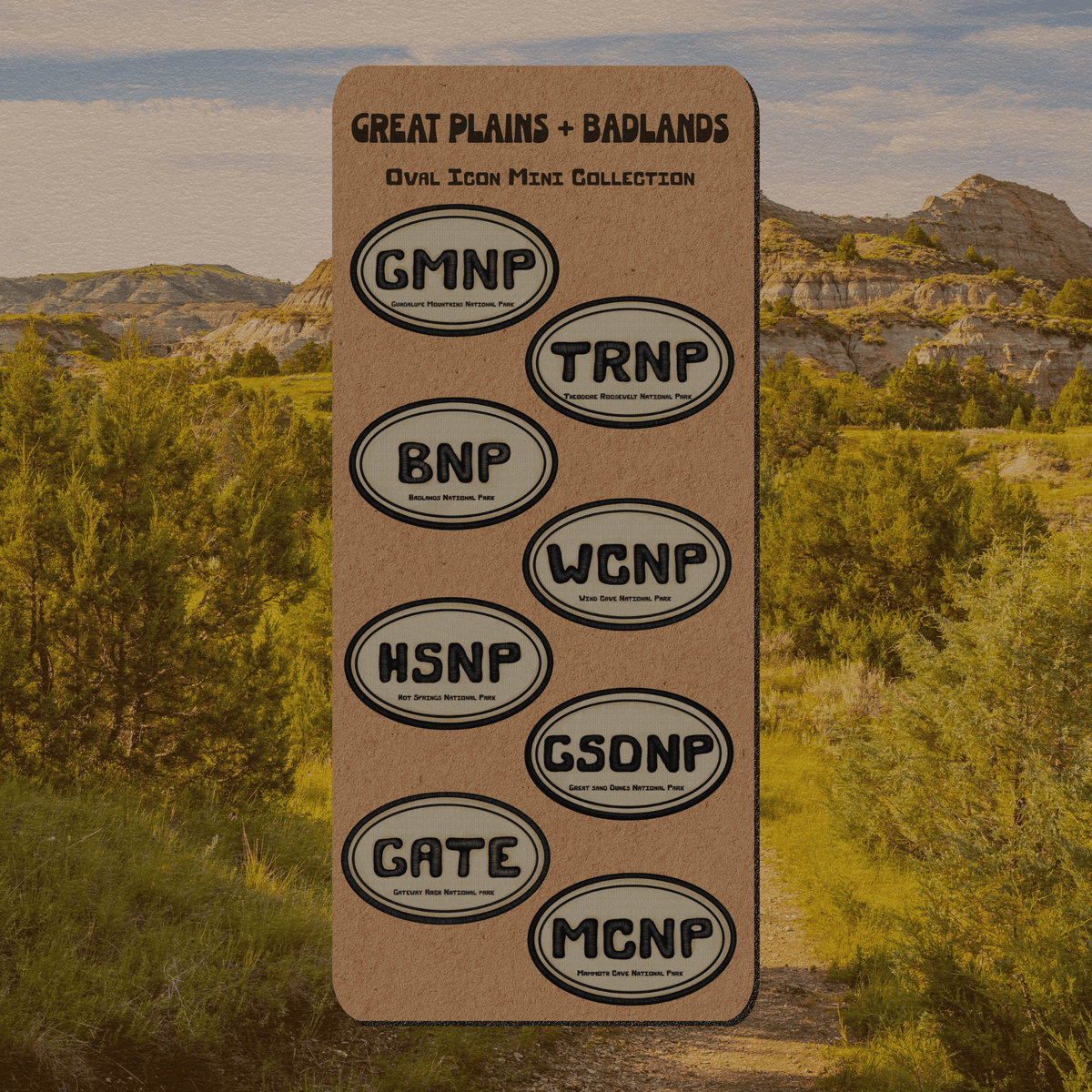 Great Plains + Badlands - Mini Sticker Collection