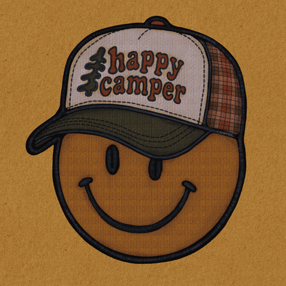 Happy Camper Sticker