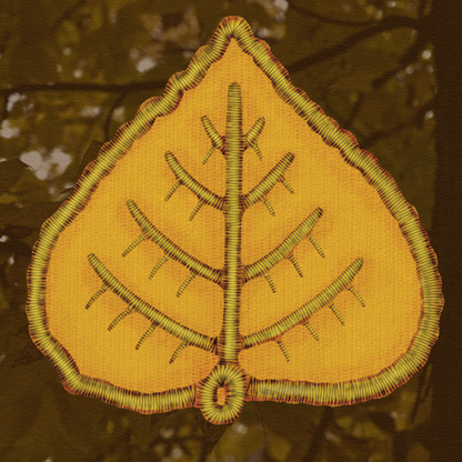 Hickory Leaf Sticker