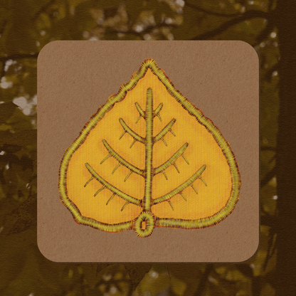 Hickory Leaf Sticker