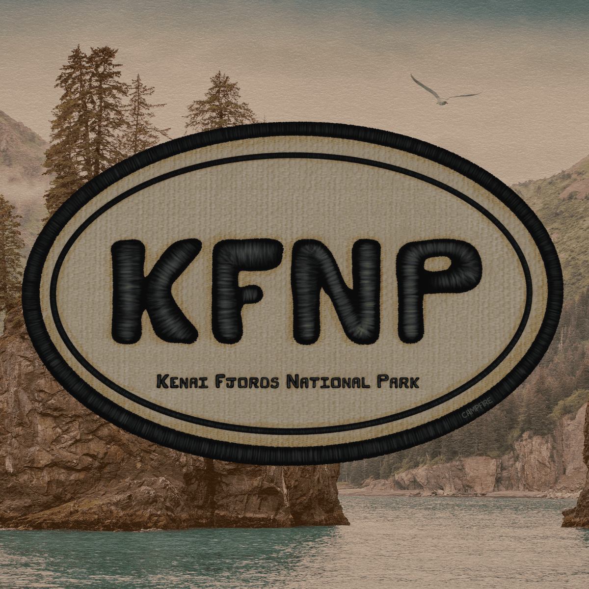 Kenai Fjords NP Sticker