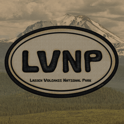 Lassen Volcanic NP Sticker