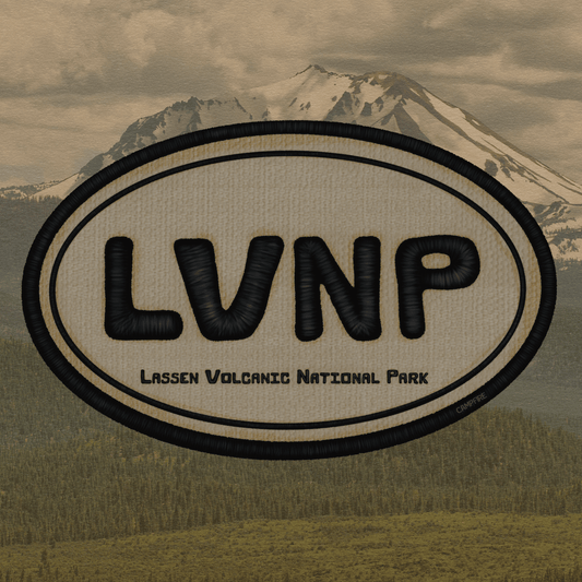 Lassen Volcanic NP Sticker