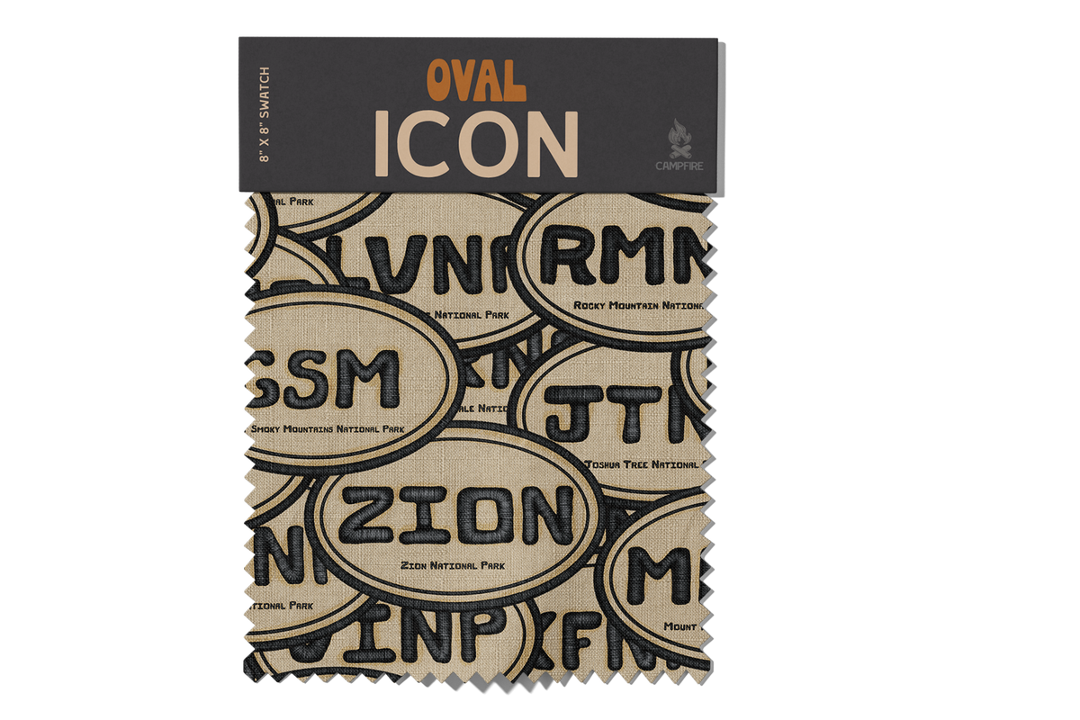Oval Icon National Park Fabric