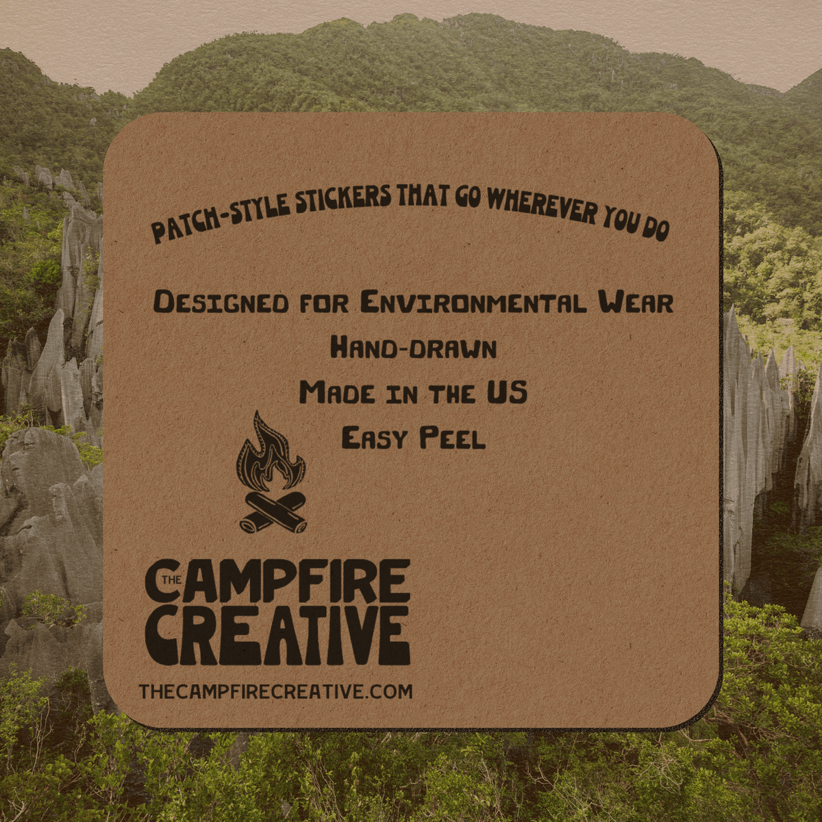 Pinnacles NP Sticker