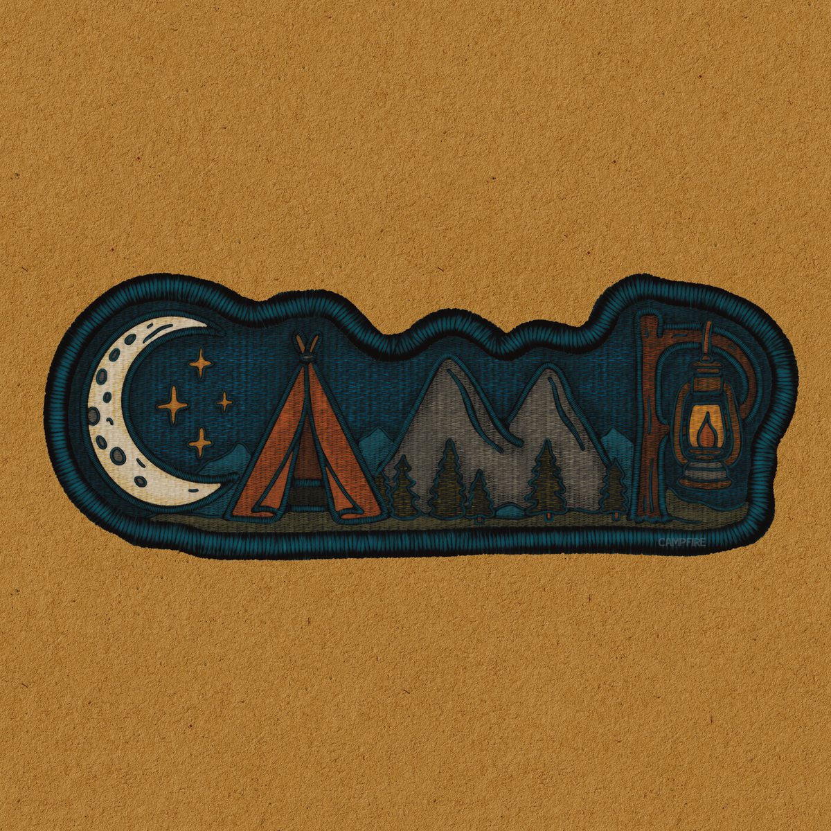 Set Up Camp Sticker