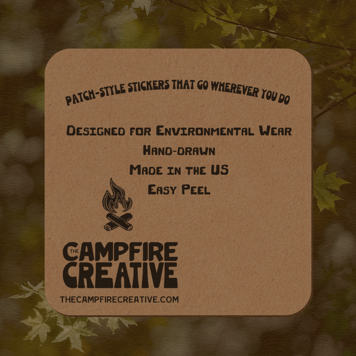 Silver Maple Leaf Sticker
