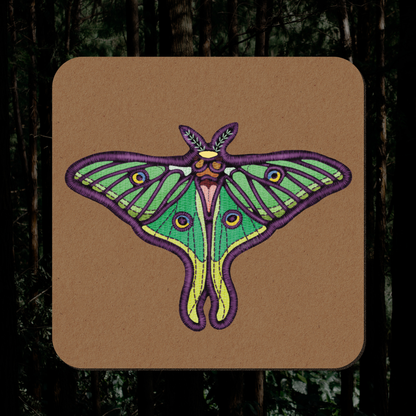 Spanish Silk Moth Sticker