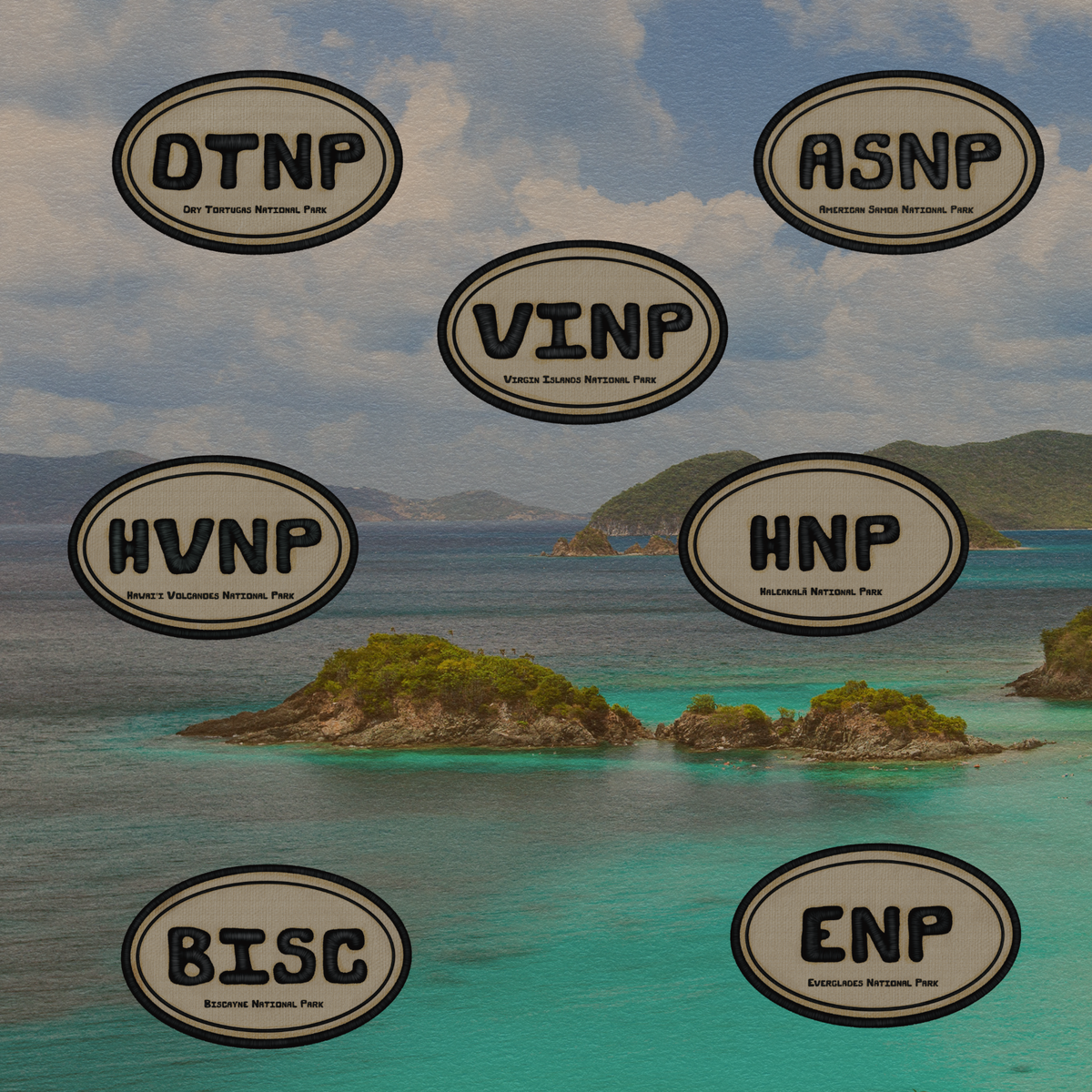Tropical America - Mini Sticker Collection